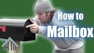 How to install a mailbox and post. Easy! Home Mender.