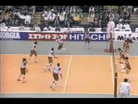 CUBA VS CHINA WORLD CUP 1991 VOLLEYBALL