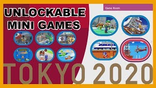 HOW TO UNLOCK ALL EVENTS/MINIGAMES - MARIO & SONIC AT THE OLYMPIC GAMES: TOKYO 2020 (GAME MODES)