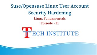 Account Security Hardening on Suse