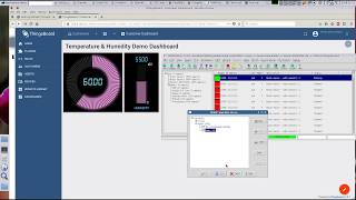 Real-time telemetry simulation to Thingsboard platform