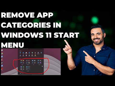 How to Remove App Categories in Windows 11 Start Menu (Simple Fix)