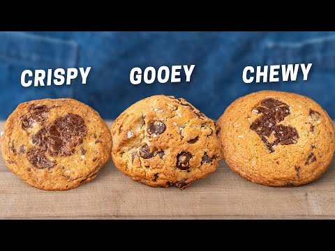 Chocolate Chip Cookies (3 WAYS)