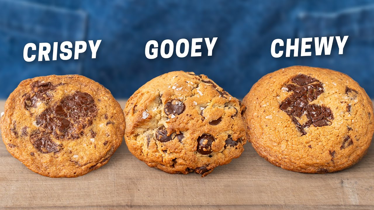 3 Epic Chocolate Chip Cookies for Every Mood