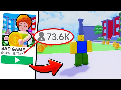 I Made An EXTREMELY BAD Roblox Game Turn POPULAR
