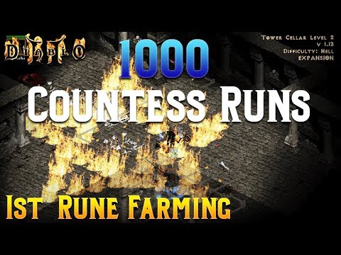 Diablo 2 - 1000 Countess Runs !!!