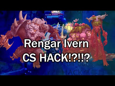 RENGAR IVERN DOINB RYZE HACK 英雄联盟 400 CS 24 MIN