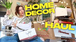 Home Decor Haul +Shopping at HomeGoods!!