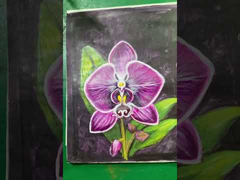 Orchid flower “Orchids remind us how important it is to bloom.”#FeviSMART@hobbyideasindia#art
