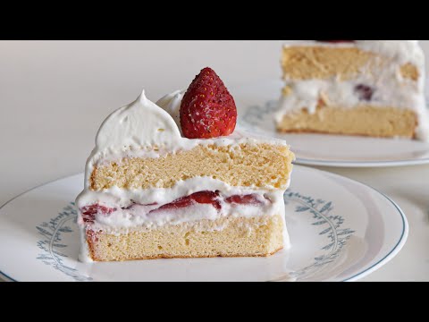 Japanese Strawberry Shortcake | Fluffy Japanese Strawberry Cake