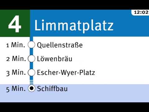VBZ-Ansagen | Der Linie 4 Bis Schiffbau Keine Komplette Ansagen