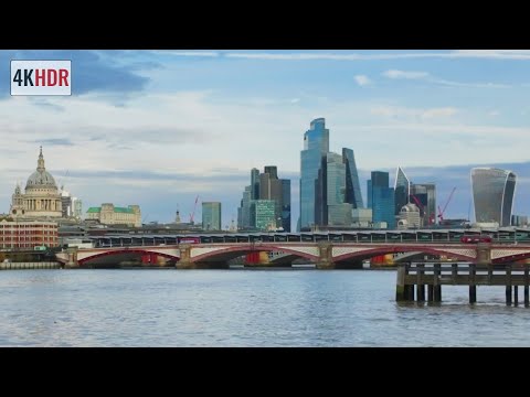 River Thames South Bank | Autumn London Walk [4K HDR] [POV]