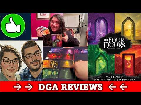 DGA Reviews Board Games: The Four Doors (Cozy Game Night)