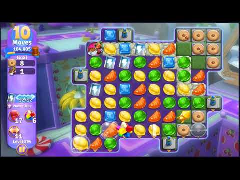 Wonka's World of Candy Level 594 - NO BOOSTERS + FULL STORY 🍫 | SKILLGAMING ✔️