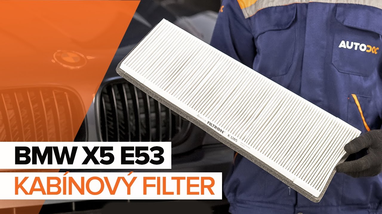 Ako vymeniť filter vnútorného priestoru na BMW X5 E53 – návod na výmenu