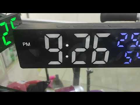 Установка режима в часах DS-3818L постоянного показа времени