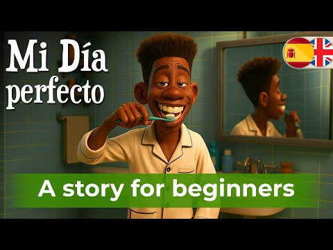 Very Simple Spanish Story for Beginners (A1–A2) – My Perfect Day