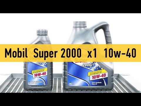 Моторное масло MOBIL Super 2000 X1 10W-40 4 л - Видео