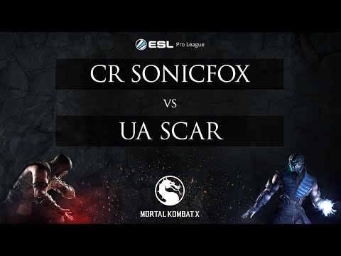 Mortal Kombat X - ESL Pro League Season 2 Finals - Upper Final - cR SonicFox vs UA Scar