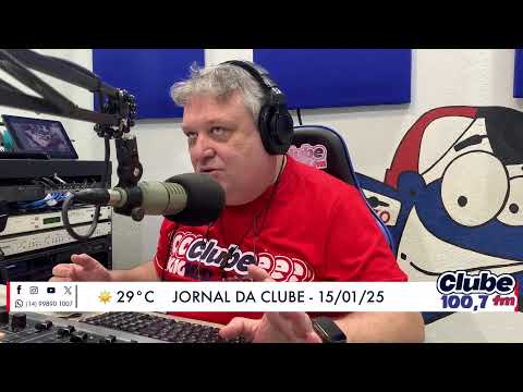 Jornal da Clube - 15/01/25 - Edição do Almoço