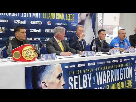 FIERY & HOSTILE! - LEE SELBY v JOSH WARRINGTON - *FULL & UNCUT* PRESS CONFERENCE (ELLAND RD)