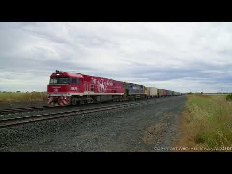 Pacific National AM5 Container Train - PoathTV Australian Railways