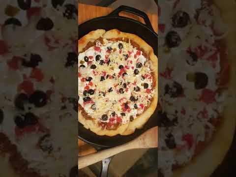 Sourdough Cast-Iron Skillet Taco Pizza
