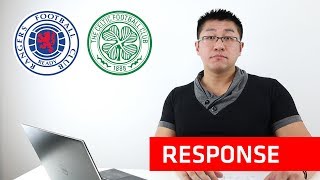 RESPONSE - Rangers vs Celtic - Ibrox vs Celtic Park Stadium Tour