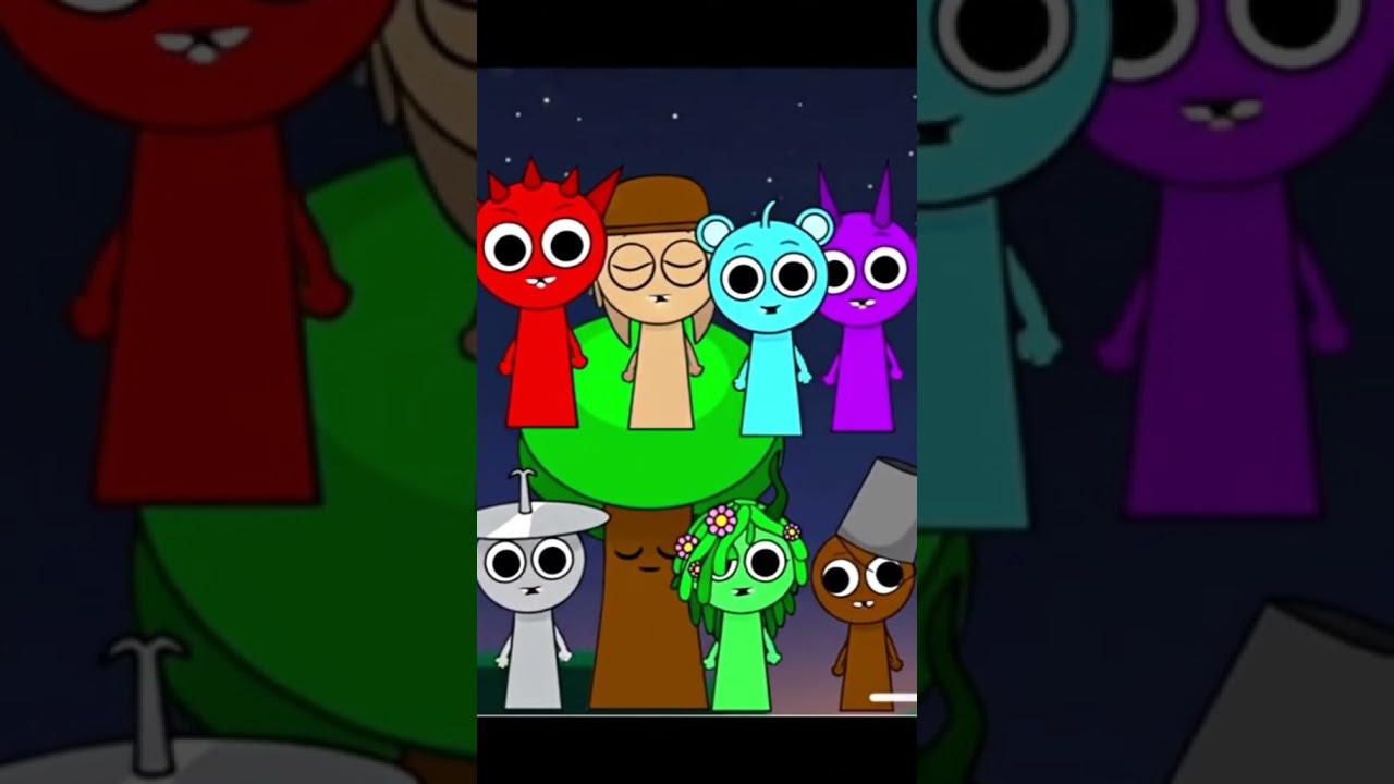 I had ai animate this screenshot of my lullaby #sprunki #sprunkiincredibox #raddy #vinera #durple