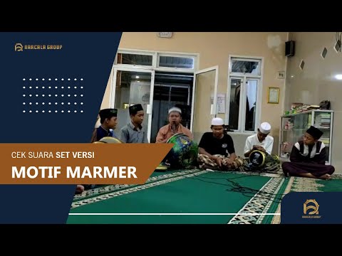 Full Set Hadroh Habsyi motif marmer keramik