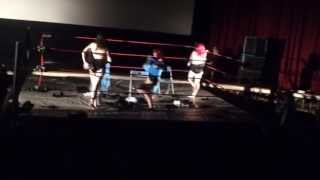 Whiskey Business dance troupe performing 'How to get a raise' burlesque striptease