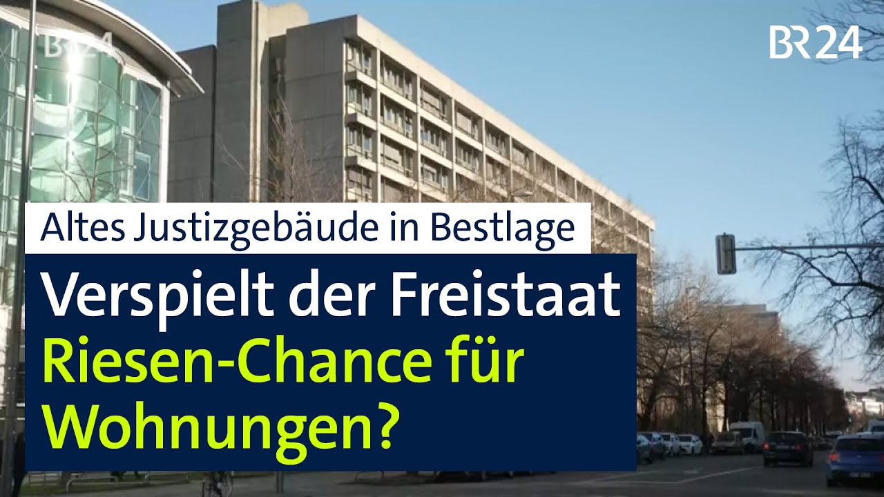 Strafjustizzentrum zieht um: Altes Gebäude könnte Wohnungsnot in München lindern | Abendschau | BR24