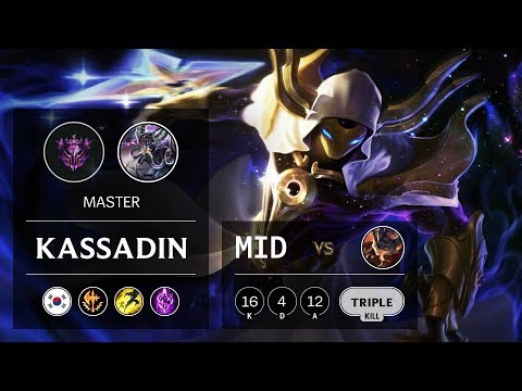Kassadin Mid vs Rumble - KR Master Patch 9.8
