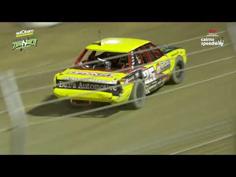 JUL14 at TWW Cairns Speedway - Modified Sedans Feature Race