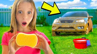 Настя учится зарабатывать и копить деньги