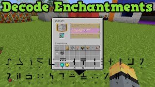 Minecraft Xbox 360 / PS3: How To Read Enchantment Table Text