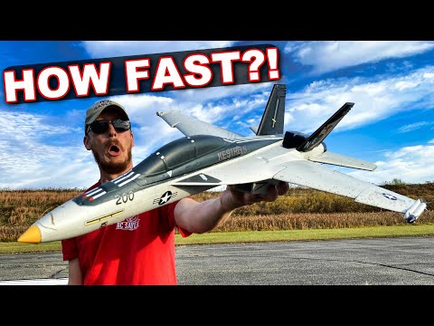 How FAST is the F-18 Eachine 50mm Top Gun EDF Jet???