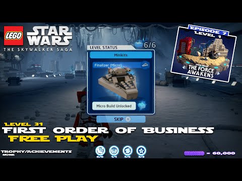 Lego Star Wars The Skywalker Saga: Lvl 31 First Order of Business FREE PLAY - HTG