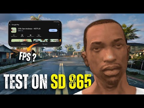 GTA San Andreas Netflix Test on Android | SnapDragon 865