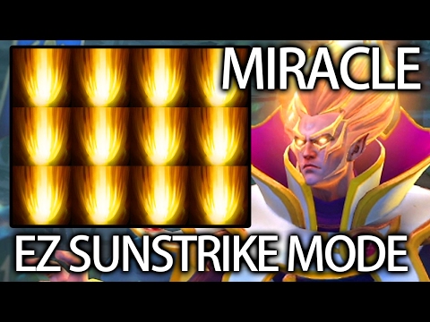 Sunstrike Sunstrike and Sunstrike Miracle Invoker Dota2 7.00 Gameplay