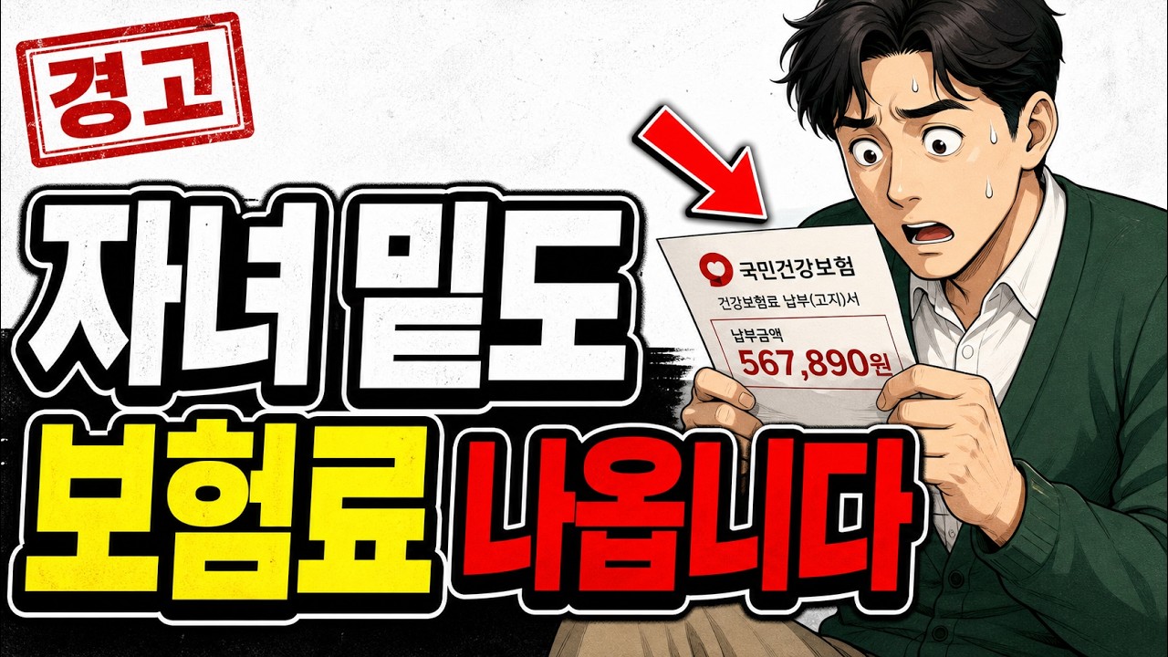 건강보험 피부양자 자녀 밑으로 들어가도 보험료 나오는 이유