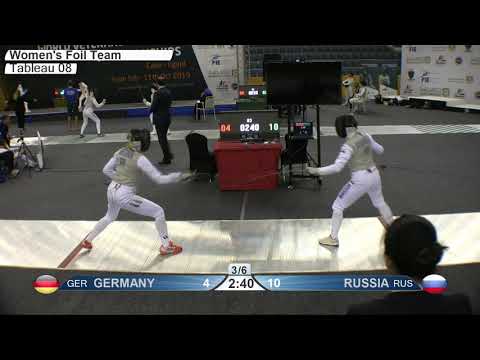 Veterans 2019 W F team T8 GERMANY GER vs RUSSIA RUS