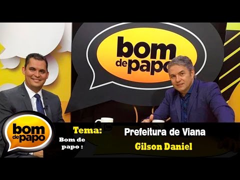 Programa Bom de Papo 29/11/2016 -  Prefeito Gilson Daniel