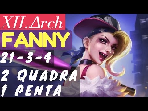 2 Quadra 1 Penta  | Mobile Legends Fanny Gameplay and Build by XIL.Δrch Video
