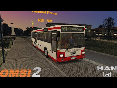 Omsi 2 - Gerolstein - Line 581 - MAN SÜ 242