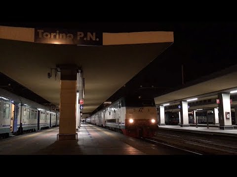 Partenza dalla stazione di Torino P.N. del treno ICN 757 per Lecce