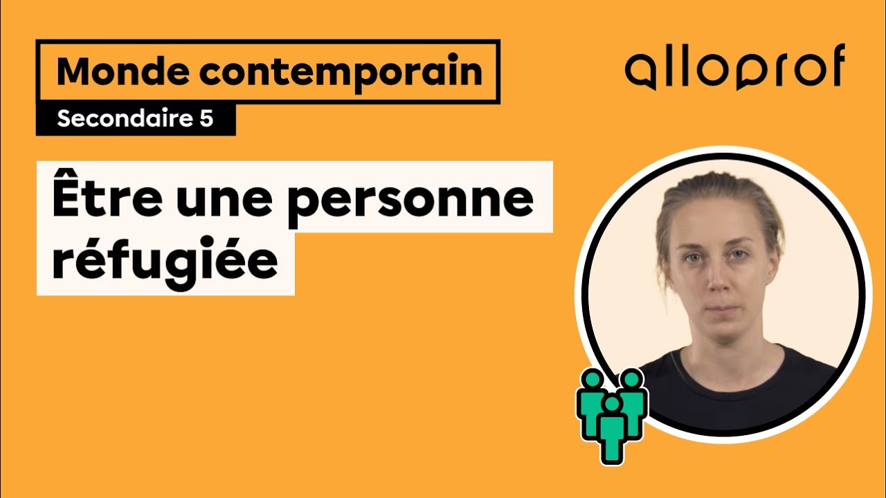 Être une personne réfugiée