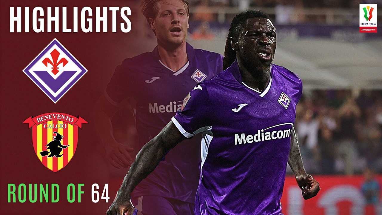 La Viola Go Through! | FIORENTINA-BENEVENTO 4-1 | HIGHLIGHTS | Coppa Italia Frecciarossa 2026/27