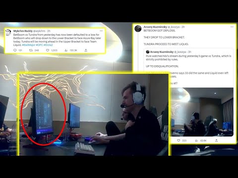 Videos in Question - BetBoom Default Loss! Pure caught stream-sniping vs Tundra | Bali Major Drama