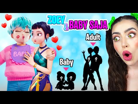 ZOE AND BABY SAJA FINALLY DATING?! (KPop Demon Hunters in Real Life)